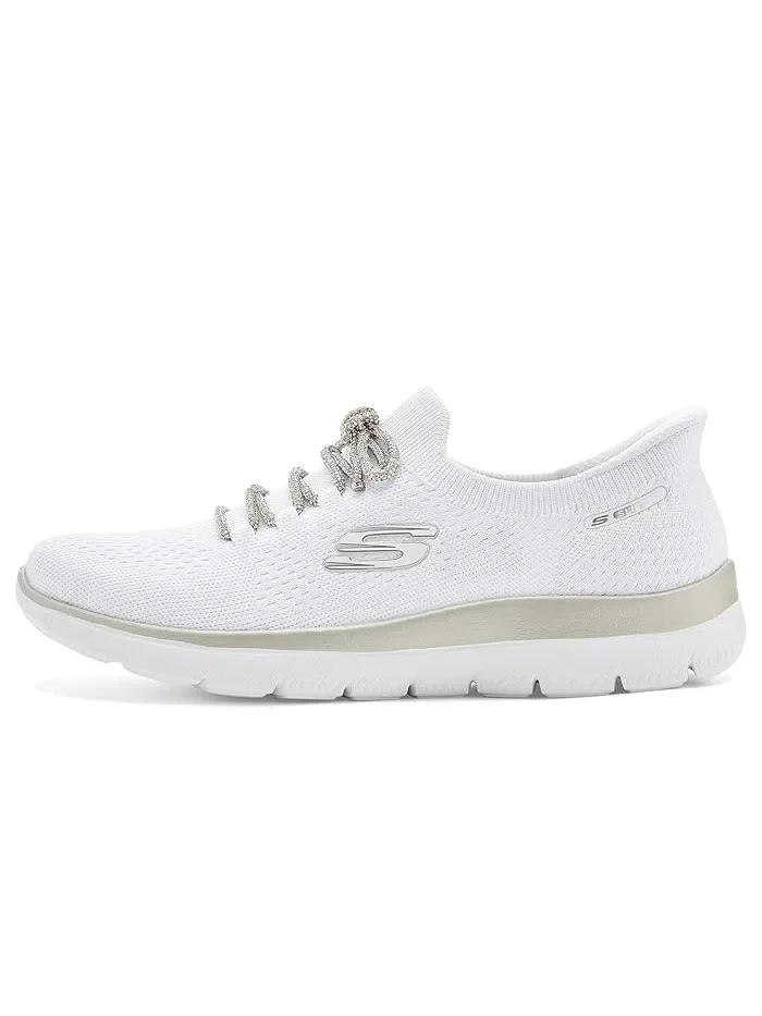 Кроссовки с пайетками Summits Crystal Dream SKECHERS — изображение 4 из 4, белый