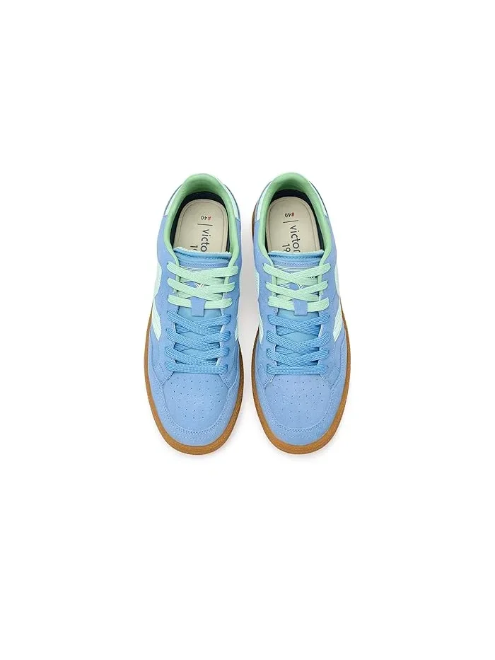 Кроссовки из замши Smash Suede Victoria — изображение 2 из 4, небесный