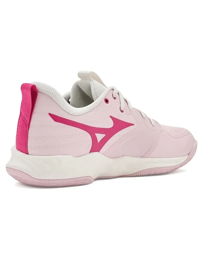 Кроссовки женские Wave Momentum 4 Pro Mizuno — изображение 3 из 4, розовый