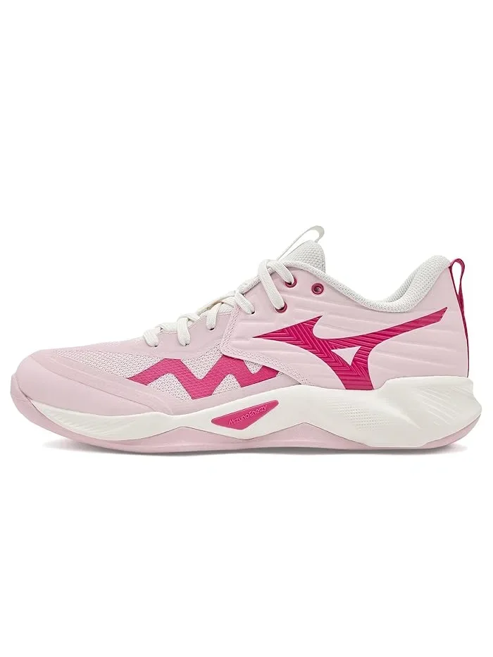 Кроссовки женские Wave Momentum 4 Pro Mizuno — изображение 4 из 4, розовый