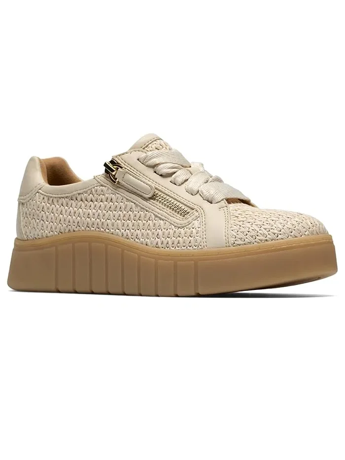 Кроссовки с рафией Mykah Joyfull Clarks — изображение 1 из 4, натуральный