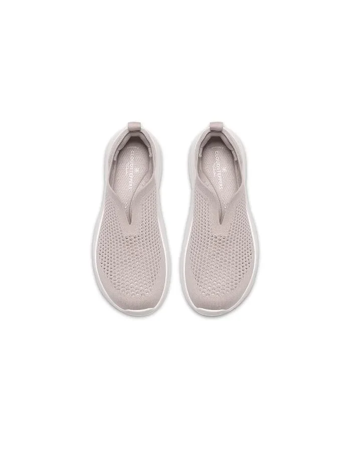 Кроссовки женские Solevana Knit Clarks — изображение 2 из 4, бледный серый