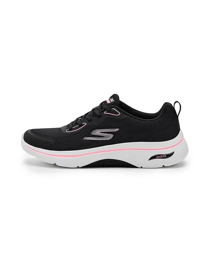 Кроссовки с поддержкой свода стопы Go Walk Arch Fit 2.0 Cassy SKECHERS Performance — изображение 4 из 4, черный/розовый