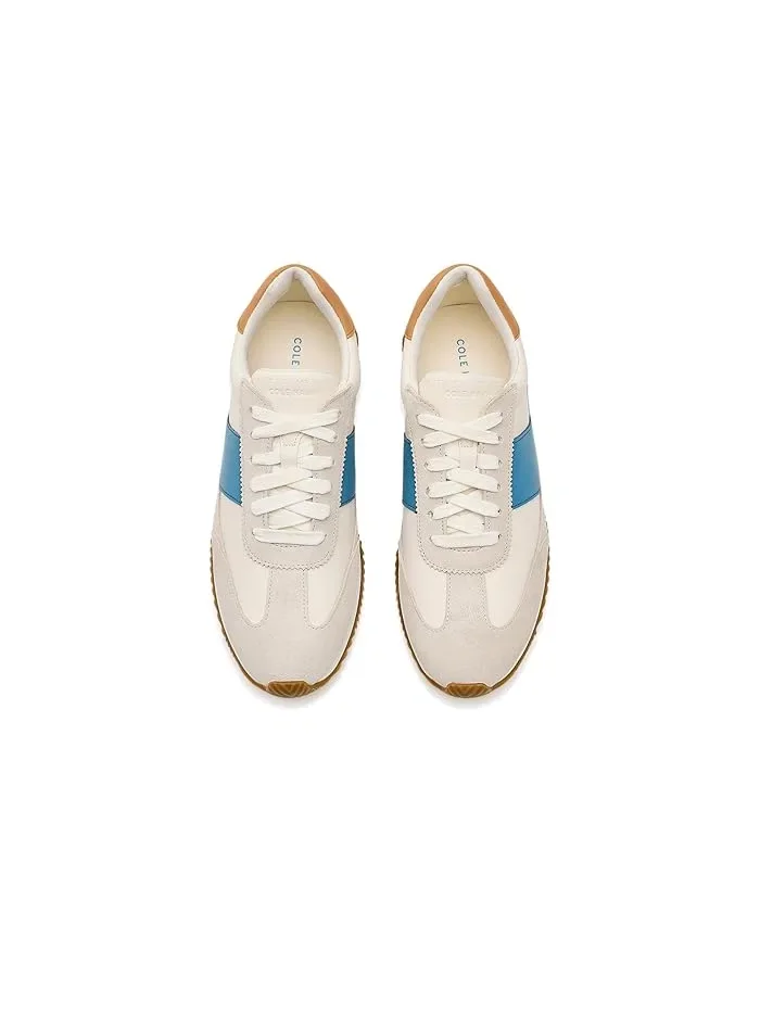 Кроссовки Grand Crosscourt Davie Cole Haan, Powder Leather/Ancient Scroll Suede — изображение 2 из 4, порошковый