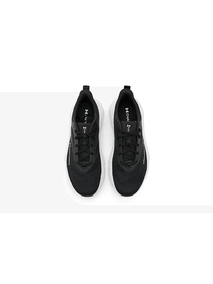 Кроссовки беговые Charged Rogue 6 Under Armour — изображение 2 из 4, черный/черный/белый