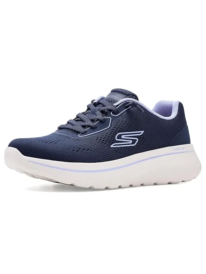 Кроссовки с поддержкой свода стопы Go Walk Arch Fit N-Joy Ellie SKECHERS Performance — изображение 1 из 4, темно-синий