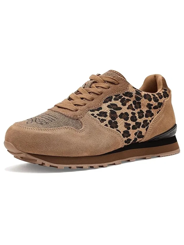 Кроссовки с леопардовым принтом Giddyup Leopard Roper