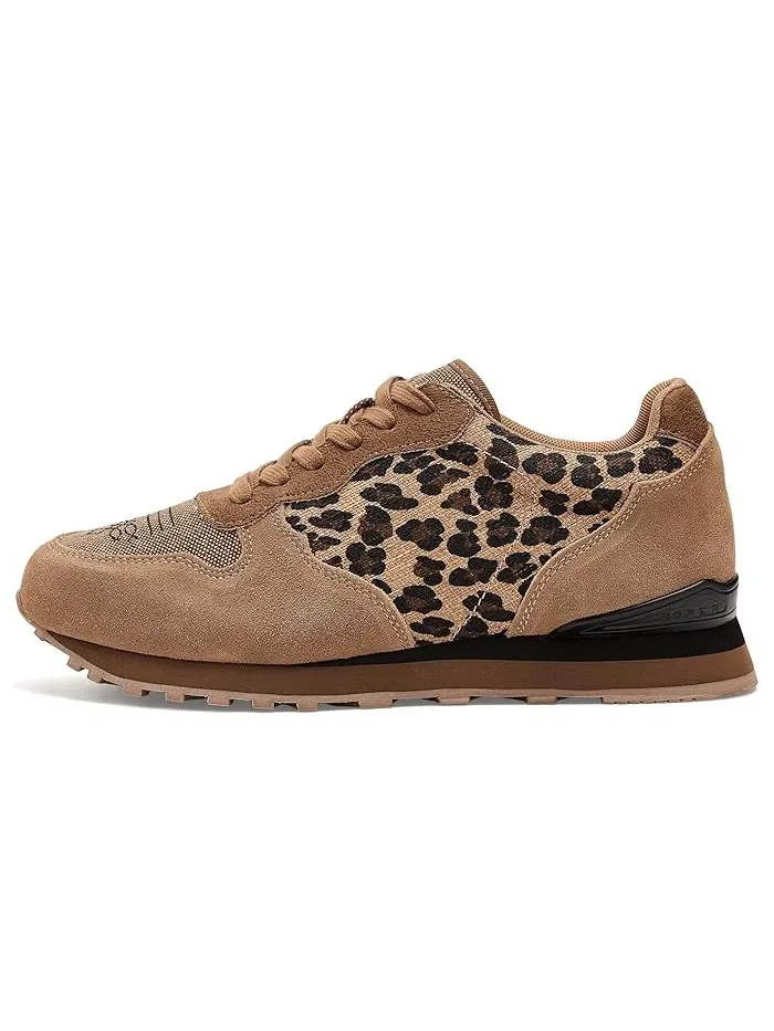 Кроссовки с леопардовым принтом Giddyup Leopard Roper — изображение 4 из 4, тауп