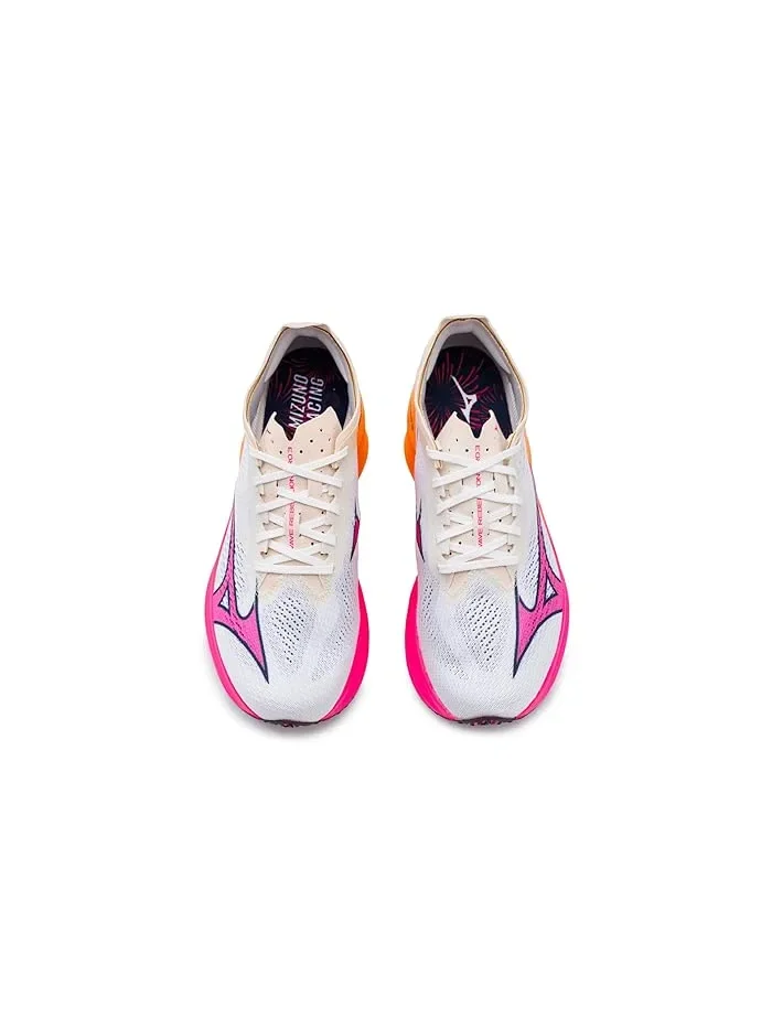 Кроссовки беговые Wave Rebellion Pro 3 Mizuno — изображение 2 из 4, белый/оранжевый