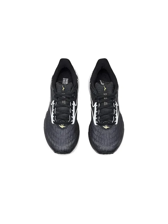 Кроссовки Wave Rider 29 Uni Origami Mizuno — изображение 2 из 4, черный/белый