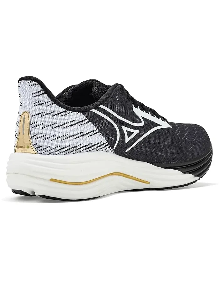 Кроссовки Wave Rider 29 Uni Origami Mizuno — изображение 3 из 4, черный/белый