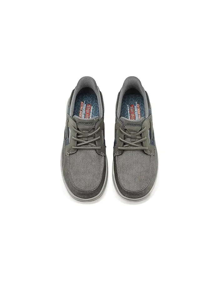 Кроссовки slip-on Skechers Troutt Davey — изображение 2 из 4, серый