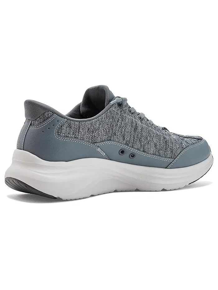 Кроссовки с Air-Cooled Memory Foam Contour Foam Cozy Fit Copost SKECHERS — изображение 3 из 4, серый