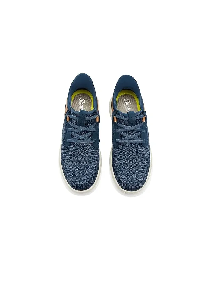 Кроссовки на шнурках Florsheim Fleet Knit Elastic Lace Slip-on — изображение 2 из 4, темно-синий мульти