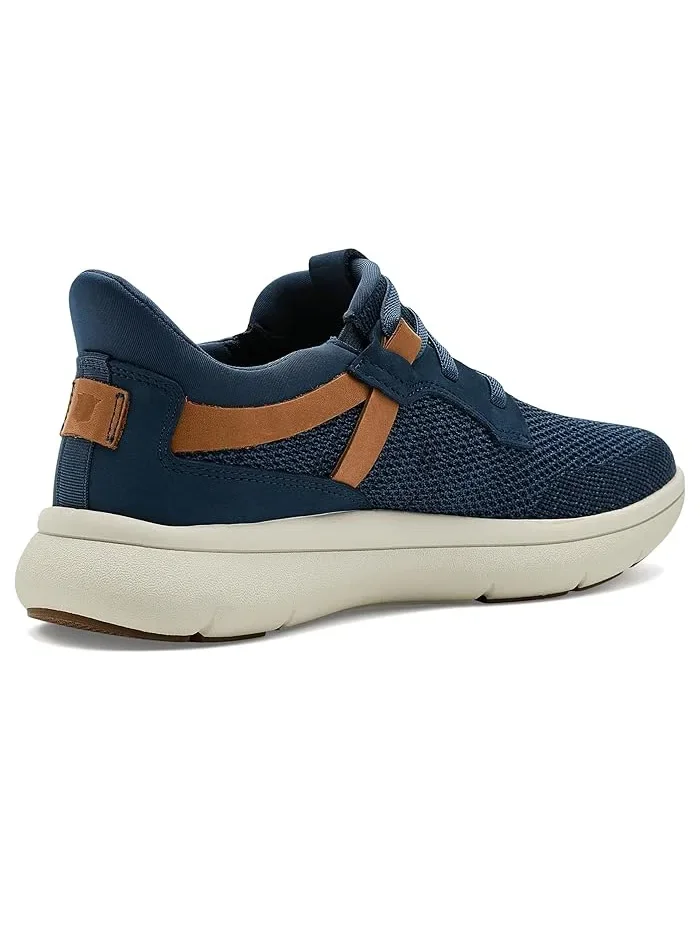 Кроссовки на шнурках Florsheim Fleet Knit Elastic Lace Slip-on — изображение 3 из 4, темно-синий мульти