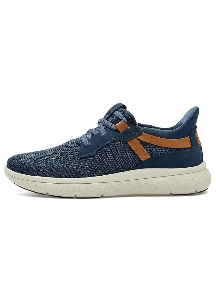 Кроссовки на шнурках Florsheim Fleet Knit Elastic Lace Slip-on — изображение 4 из 4, темно-синий мульти