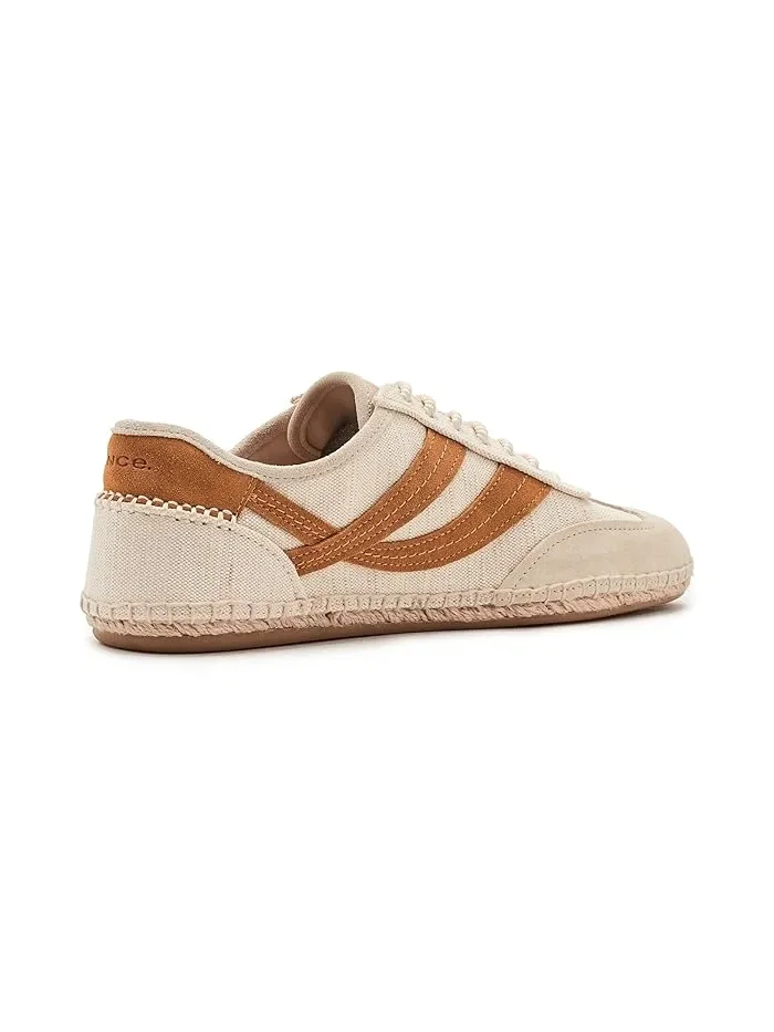 Кроссовки кожаные Oasis Espadrille II Vince — изображение 3 из 4, золотистый