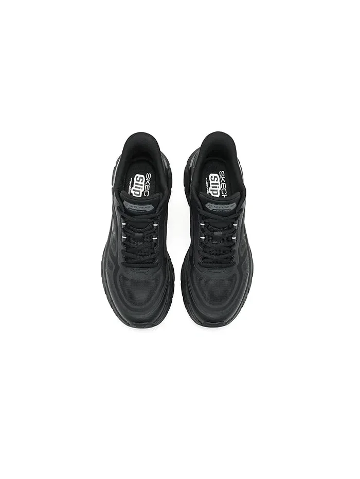 Кроссовки с технологией Hands Free Slip-In Skech Cage SKECHERS — изображение 2 из 4, черный/черный