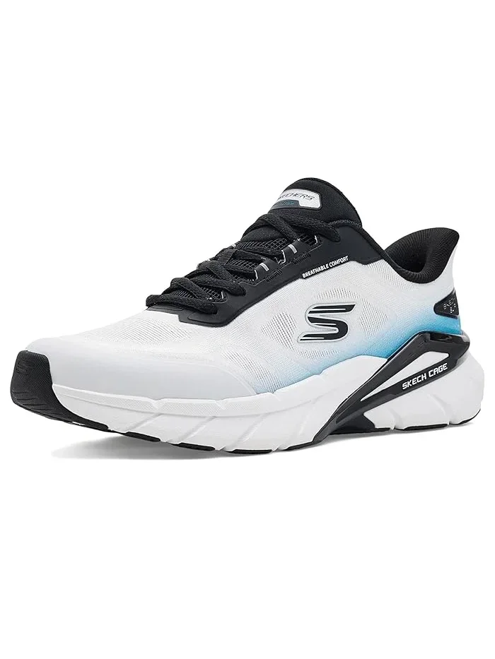 Кроссовки с технологией Hands Free Slip-In Skech Cage SKECHERS — изображение 1 из 4, белый//синий