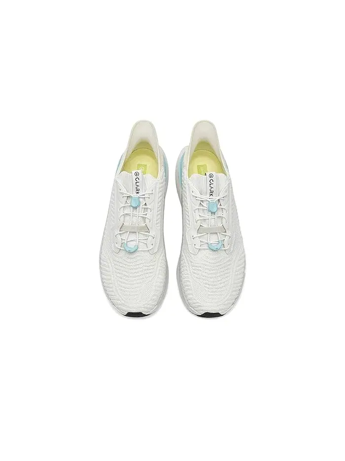 Кроссовки Clarks Pace Rise, текстиль — изображение 2 из 4, белый