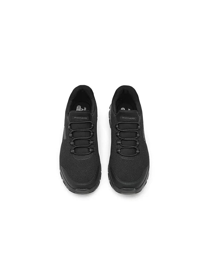 Кроссовки с геометрической подошвой Glide-Step Noltek SKECHERS — изображение 2 из 4, черный/черный