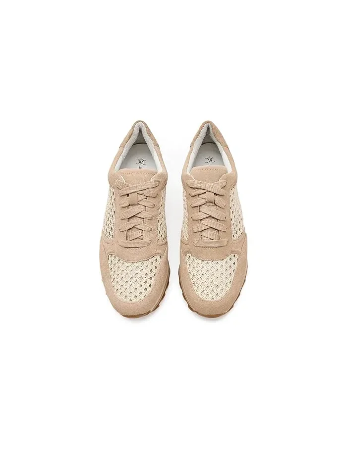 Кроссовки Crochet Lace-Up Piper Johnston & Murphy — изображение 2 из 4, бежевый