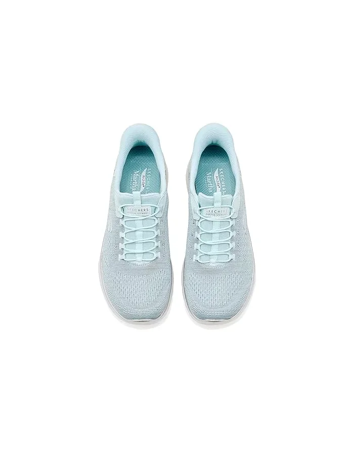 Кроссовки с поддержкой свода стопы Arch Fit Summits SKECHERS — изображение 2 из 4, светлый синий