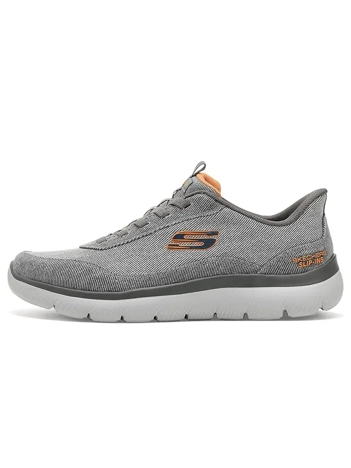 Кроссовки с системой Hands Free Slip-In Summits Canvas SKECHERS — изображение 4 из 4, белый//синий