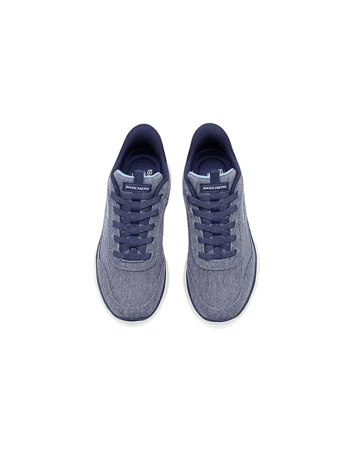 Кроссовки с технологией Hands Free Slip-In Summits Canvas SKECHERS — изображение 2 из 4, темно-синий