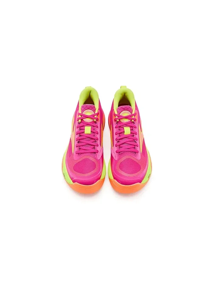 Кроссовки для прыжков Mizuno Neo Jump — изображение 2 из 4, розовый/желтый
