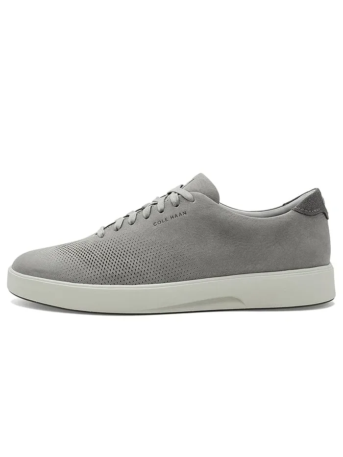Кроссовки из кожи с перфорацией Grandpro Cityspectre Laser Perforated Cole Haan — изображение 4 из 4, серый
