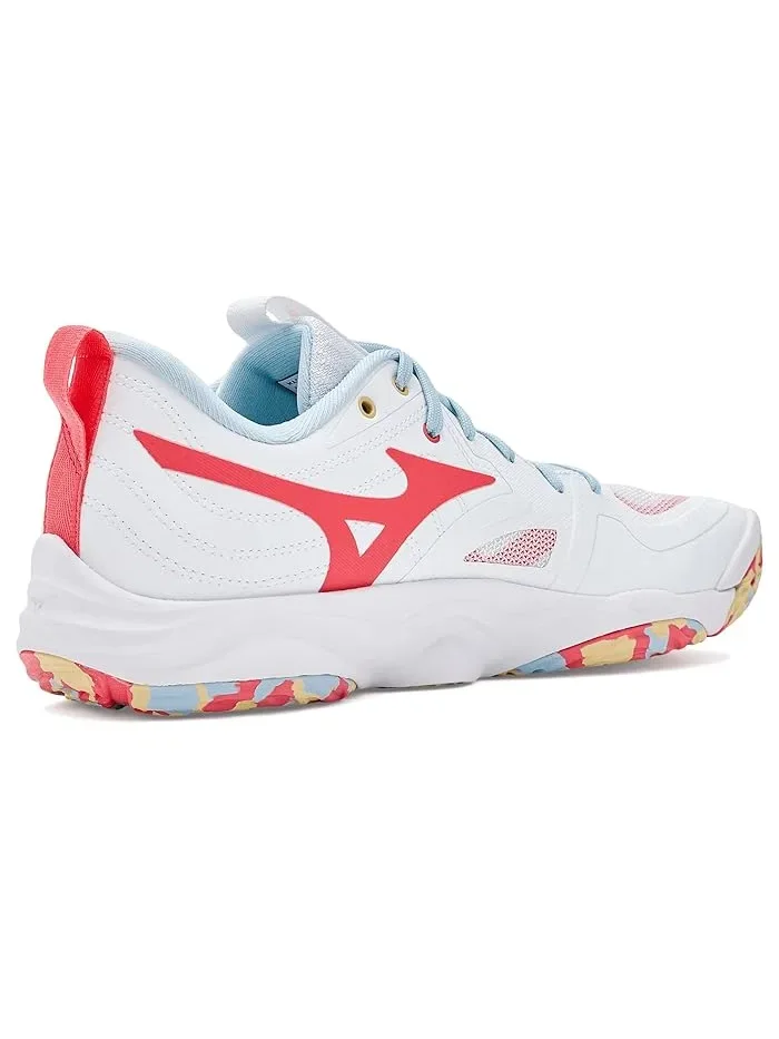 Кроссовки волейбольные Wave Momentum 4 Elite Mizuno — изображение 3 из 4, белый
