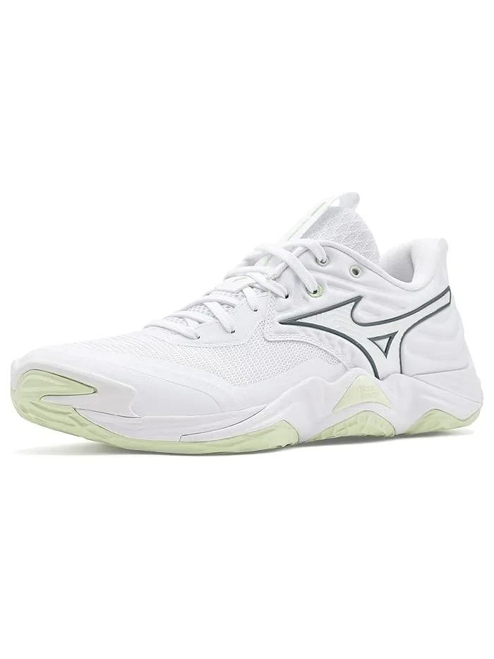Кроссовки волейбольные Wave Momentum 4 Elite Mizuno — изображение 1 из 4, белый
