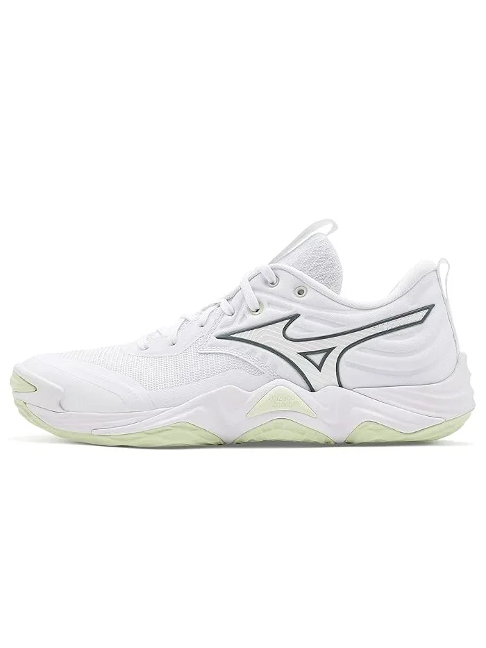 Кроссовки волейбольные Wave Momentum 4 Elite Mizuno — изображение 4 из 4, белый
