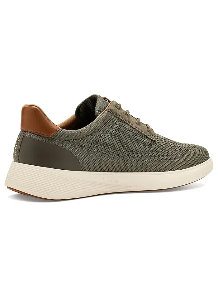 Кроссовки трикотажные Ackerson Knit Plain Toe Johnston & Murphy — изображение 3 из 4, оливковый