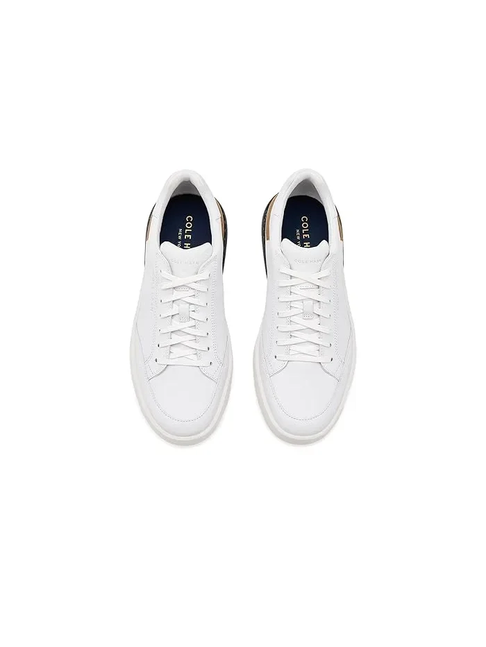 Кроссовки кожаные Grandpro Halfcourt Skyweave Cole Haan — изображение 2 из 4, белый/черный