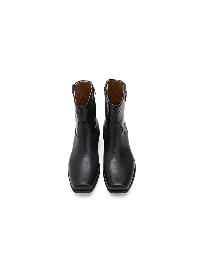 Сапоги кожаные Roger Roper Zip FRYE AND CO. — изображение 2 из 4, черный