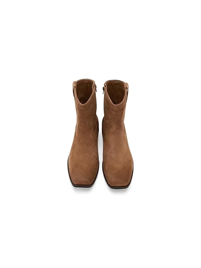 Ботинки кожаные Roger Roper Zip FRYE AND CO. — изображение 2 из 4, коричневый