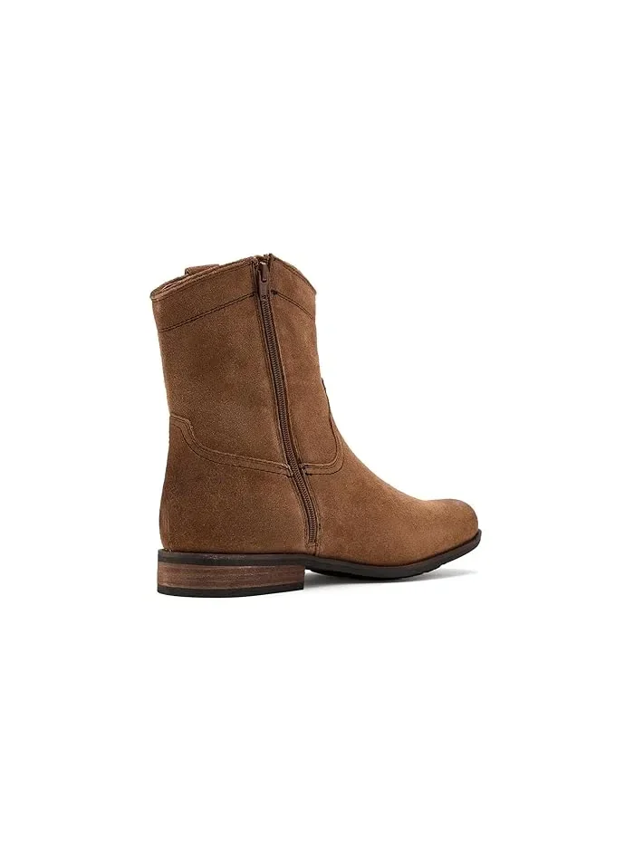 Ботинки кожаные Roger Roper Zip FRYE AND CO. — изображение 3 из 4, коричневый