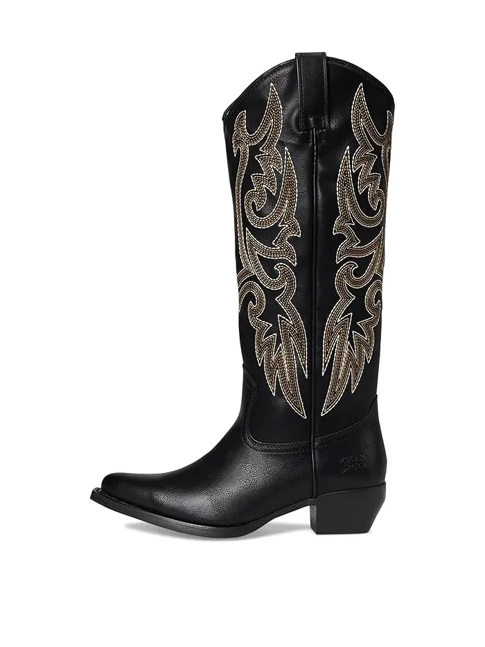 Сапоги с вышивкой Irlene Tall Deco Stitch FRYE AND CO. — изображение 4 из 4, черный