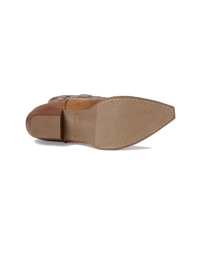 Сапоги с вышивкой Irlene Tall Deco Stitch FRYE AND CO. — изображение 3 из 4, карамель