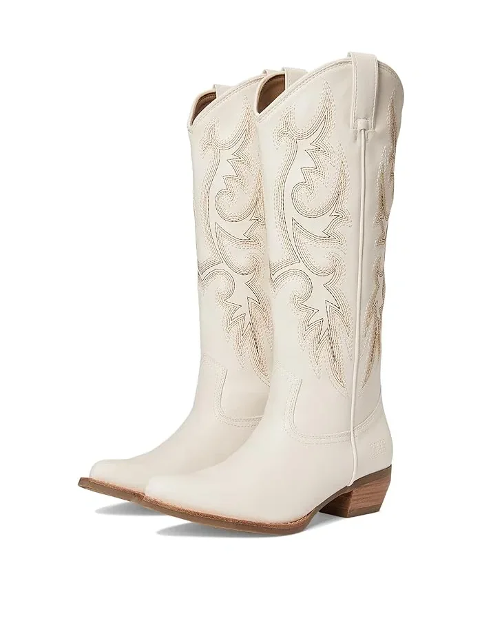 Сапоги женские FRYE AND CO. Irlene Tall Deco Stitch — белый