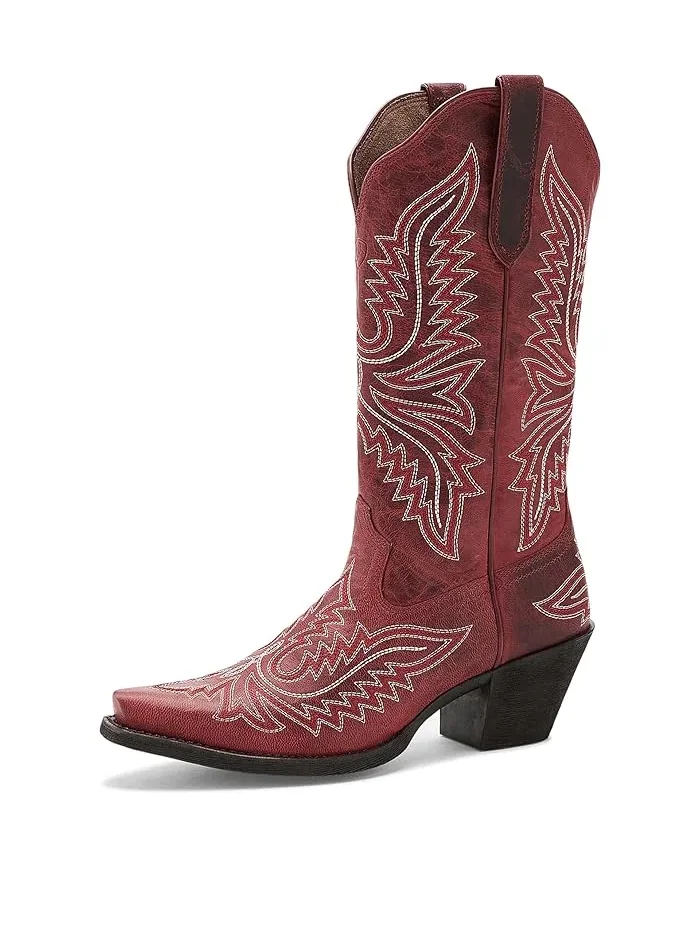 Ботинки ковбойские Round Up Collins Ariat, Grenadine