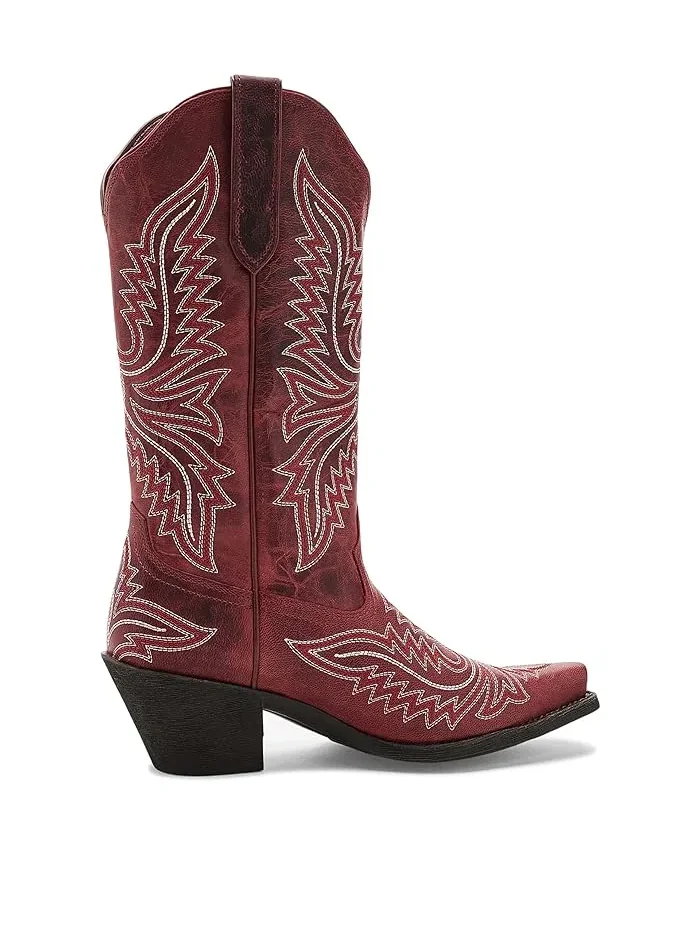 Ботинки ковбойские Round Up Collins Ariat, Grenadine — изображение 3 из 4, гренадин