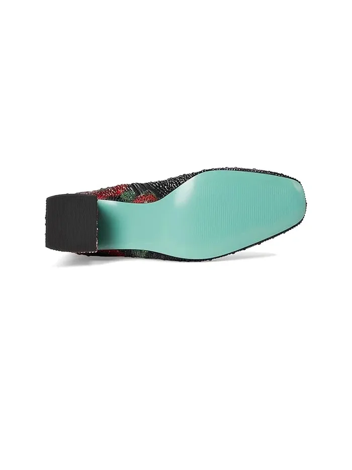 Сапоги женские с блестками Avon Blue by Betsey Johnson — изображение 3 из 4, черный мульти