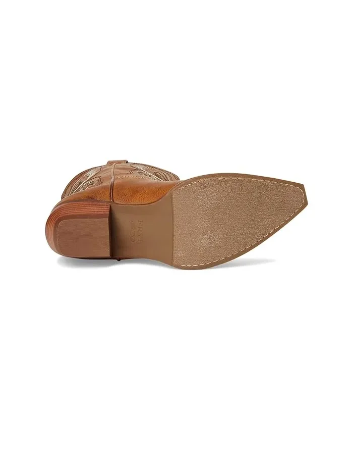 Сапоги женские ковбойские Irlene Short Deco Stitch FRYE AND CO. — изображение 3 из 4, карамель