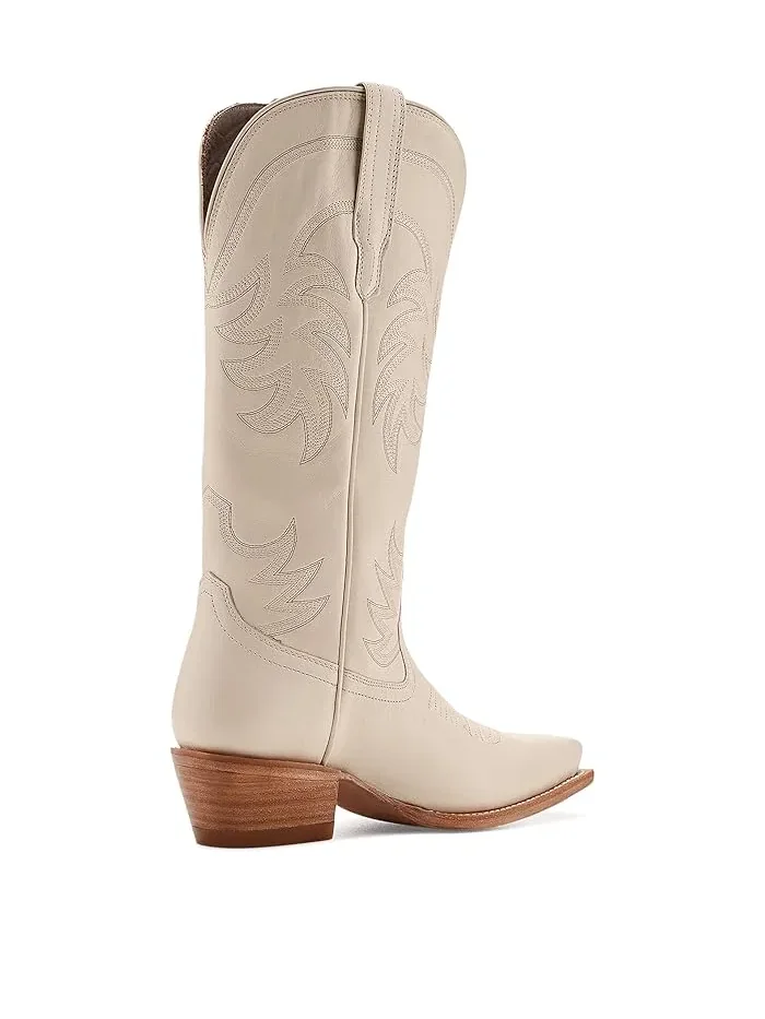 Сапоги женские Tecovas The Annie Wide Calf — изображение 3 из 4, кость