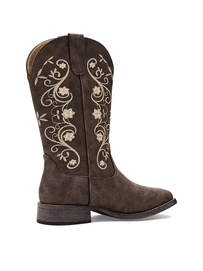 Ботинки с вышивкой Bailey Boots Roper — изображение 3 из 4, коричневый