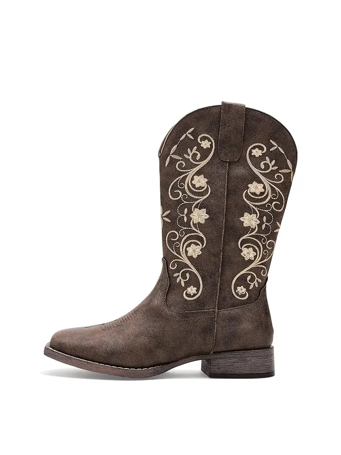 Ботинки с вышивкой Bailey Boots Roper — изображение 4 из 4, коричневый