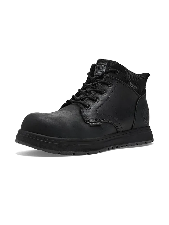 Ботинки с композитным носком Declon Comp Toe SKECHERS Work — изображение 1 из 4, черный